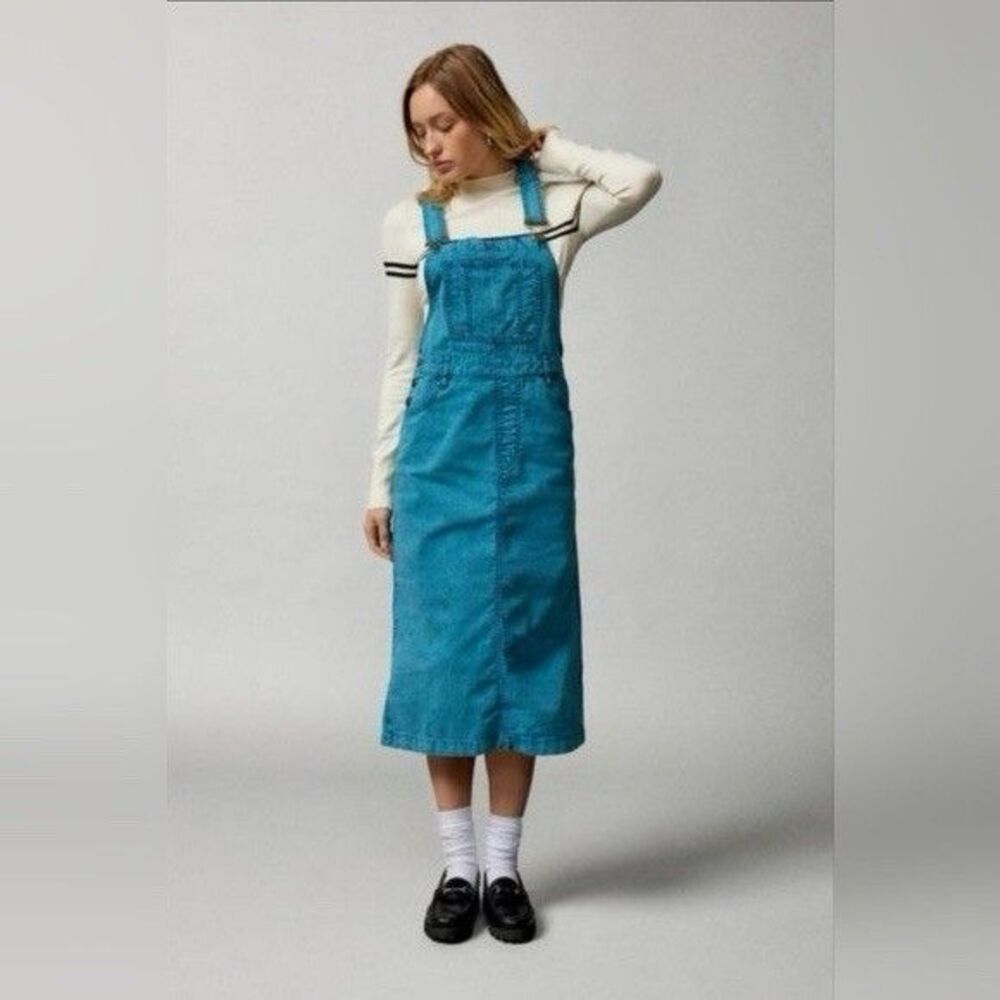 Urban Outfitters BDG Women’s Danni Skirtall Midi Dress Blue Sz XS NWOT